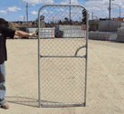 Chain Mesh Access Gate